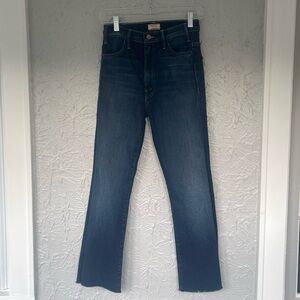 MOTHER Hustler Ankle Fray Jeans Size 26
